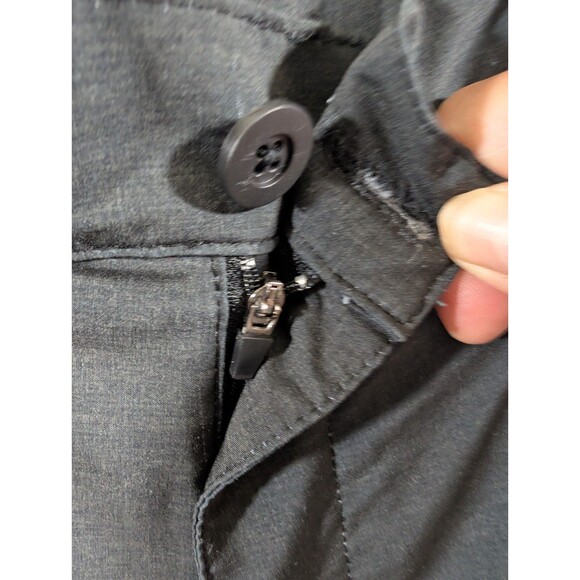 Academy Mens Grey and Black Shorts Zipper Pocket Detail Size 32 Casual, Travel - Picture 8 of 16